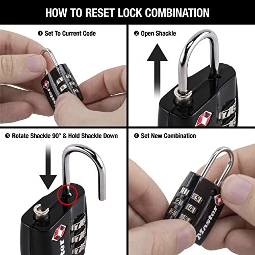 Step-by-step guide to reset lock combination